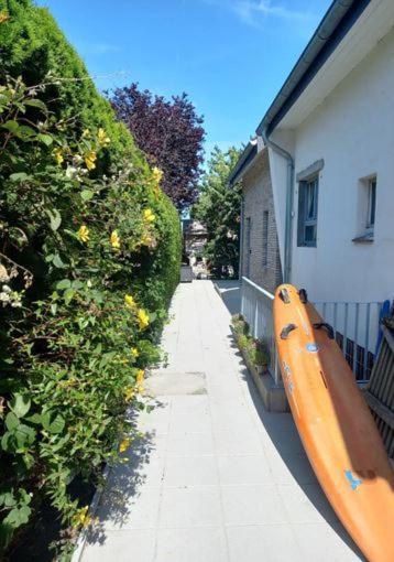 Im Bademantel An Den Strand Mit Terrasse Eckernförde Exterior foto