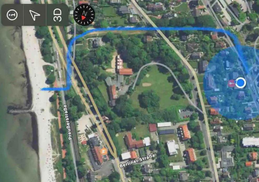 Im Bademantel An Den Strand Mit Terrasse Eckernförde Exterior foto